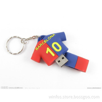 Football Clother Shape PVC USB